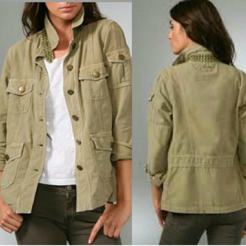 Current Elliot Studded Commander Jacket - image 1